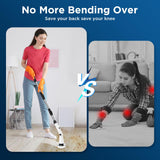 Electric Spin Scrubber, Bathroom Cleaner, Power Shower Cleaning Brush with Extendable Handle & 4 Brush Heads, Shower Scrubber for Bathtub Tile Grout