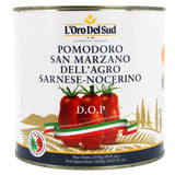 L'Oro Del Sud - D.O.P San Marzano Tomatoes of Agro Sarnese-Nocerino Area, Net Wt. 2550g (88 fl. oz). Pomodoro San Marzano dell’Agro Sarnese-Nocerino