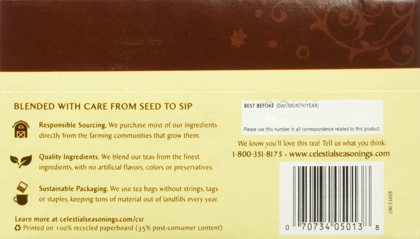 Celestial Seasonings Herbal Tea, Roastaroma, 20 Count Box