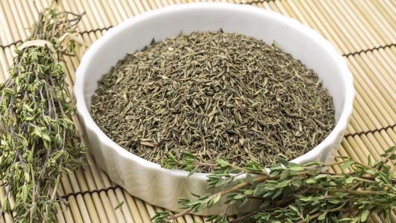 Dried Thyme Leaves, 4 oz. Bag, Natural Herbs and Spices for Pastas, Soups, Oils, Dips, and Vegetables, Farm Fresh and Vegan, Rich Savory Flavor by