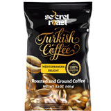 Secret Roast Ground Roasted Turkish Coffee | Mediterranian Delight | 3.5 oz | Kosher | Pack of 3