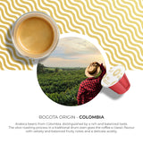 Piu Bello Bogota Espresso Coffee Pods for Nespresso Original Machines - Compatible Capsules Pack - Rich & Balanced Taste - Strong Italian Espresso