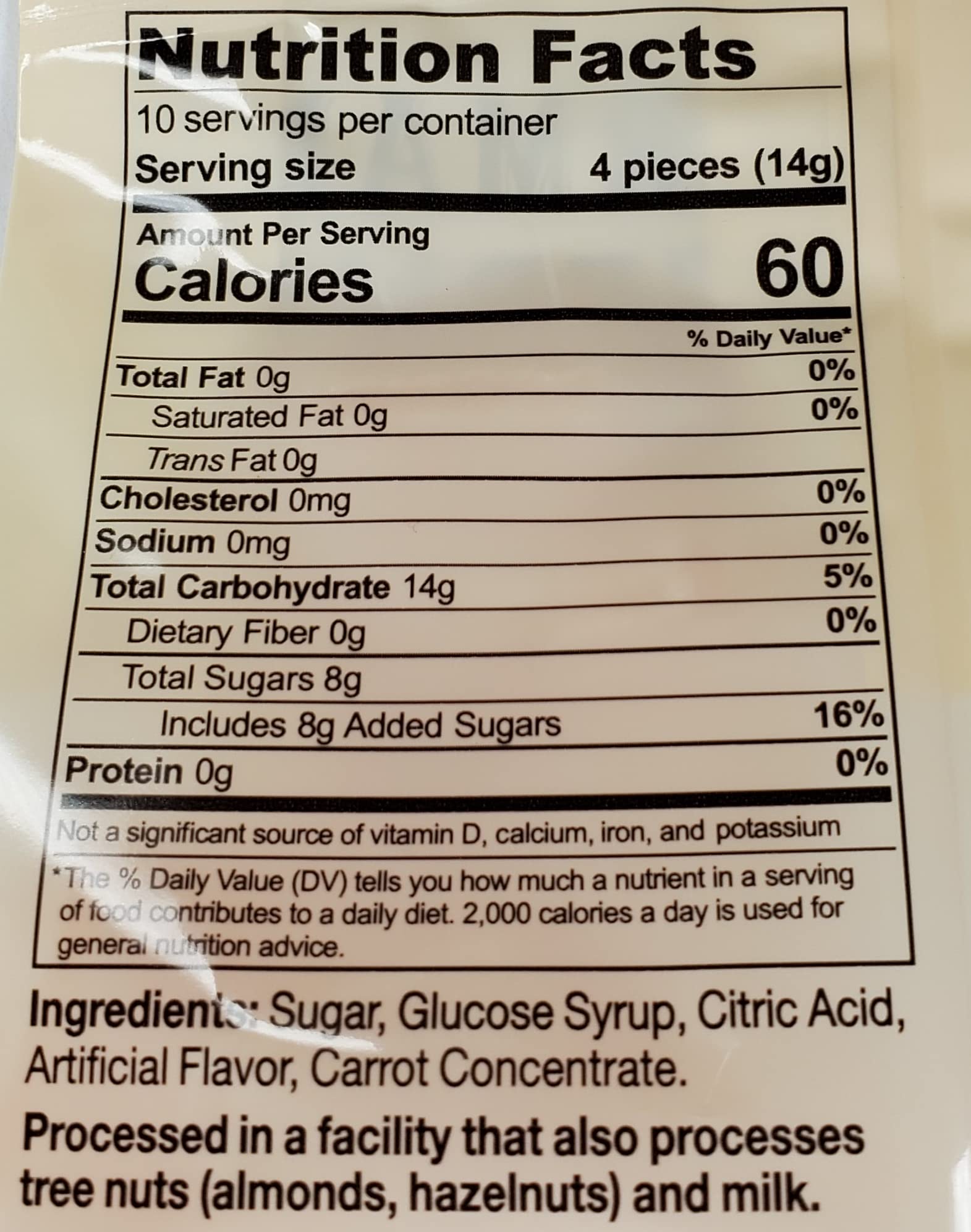 1 x Hermann the German Ginger Orange Hard Candy 150g