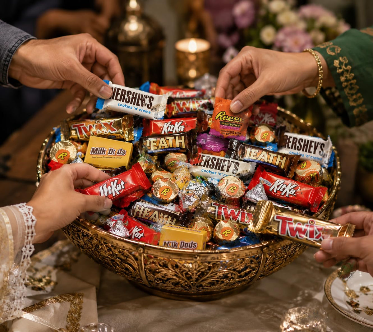 Bulk Chocolate Variety Pack 2 lb - Giftable Assorted Fun Size Milk Chocolates, Individually Wrapped Candy Mix for Parties, Office Snacks & Sharing 2