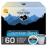Roast Ridge Single Serve Coffee Pods for Keurig K-Cup Brewers, Colombian Blend, Medium Roast, 60 Count