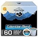 Roast Ridge Single Serve Coffee Pods for Keurig K-Cup Brewers, Colombian Blend, Medium Roast, 60 Count