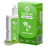 Loo Loo Touch Free Toilet Freshener Refills, Natural Essential Oils - Toilet Smell Eliminator, Bathroom Deodorizer, Air Freshener Spray for Bathroom