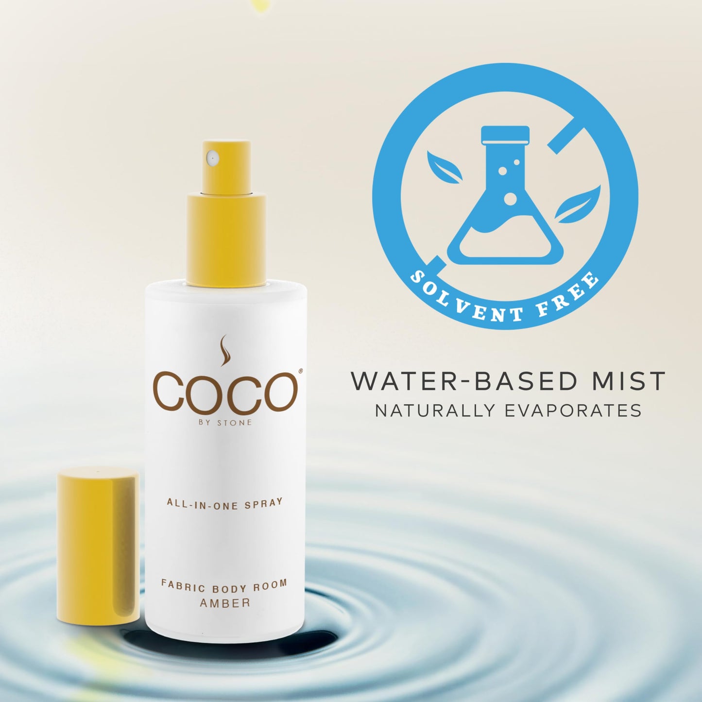COCO by Stone 5oz All-in-One Spray (Baies) Shake & Spray Formula for Fabric, Pillows, Interiors, Clothing, Home Fragrance Accessories, Room Perfume