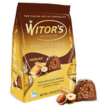 Witor's Chocolate Bags, Chocolate Truffles with Creamy Filling and Crispy Cereals, Made in Italy, Perfect for Gifting, Kosher Chocolate (5.99 Ounce