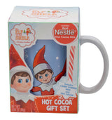 Frankford Elf On The Shelf Holiday Mug & Hot Cocoa Mix with Striped Candy Stirrer Gift Set, 2 Pack Candy