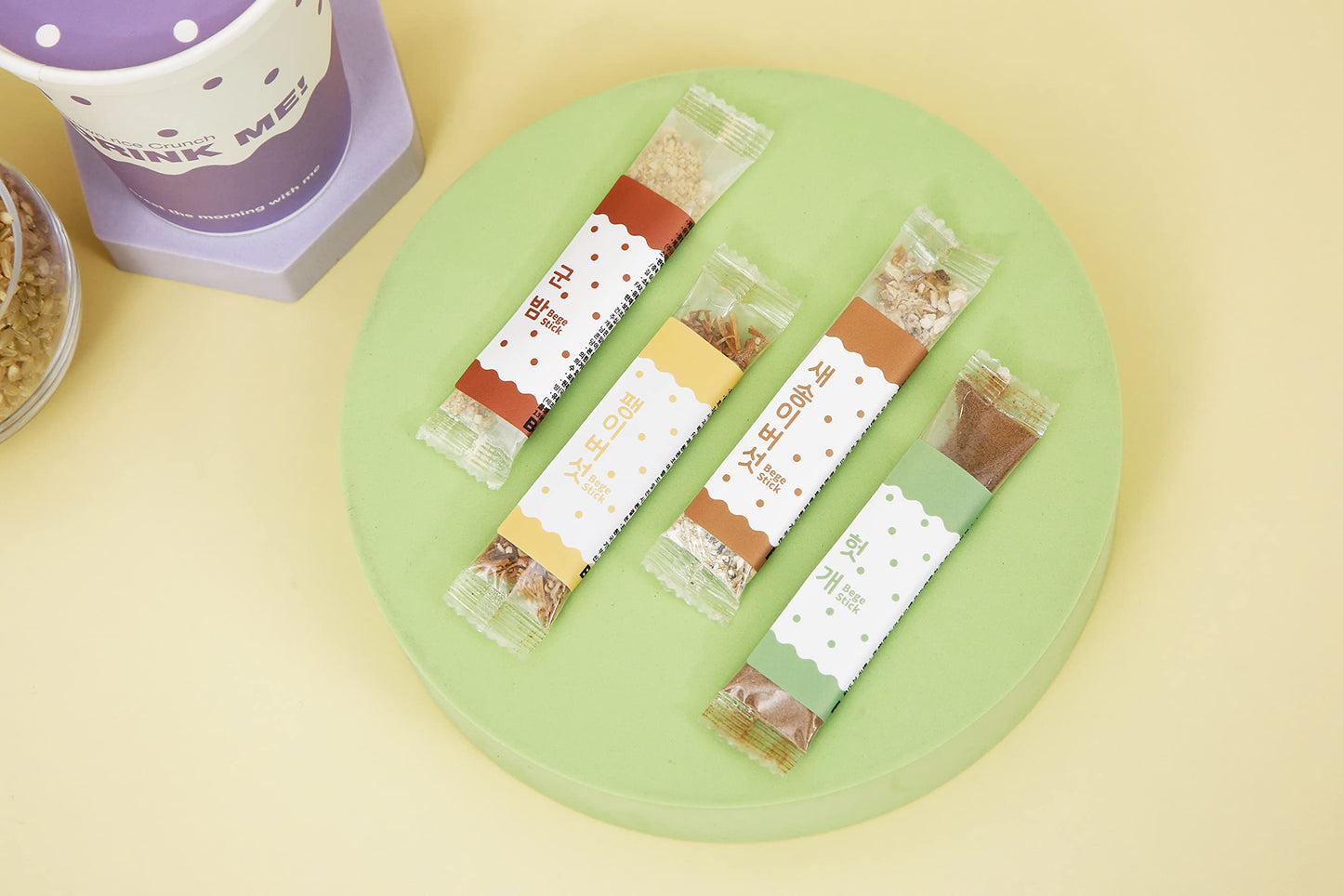 Grain mix drink beverages breakfast-multiuse portable food made of natural ingredients for vegans by Bombees(1.23oz)