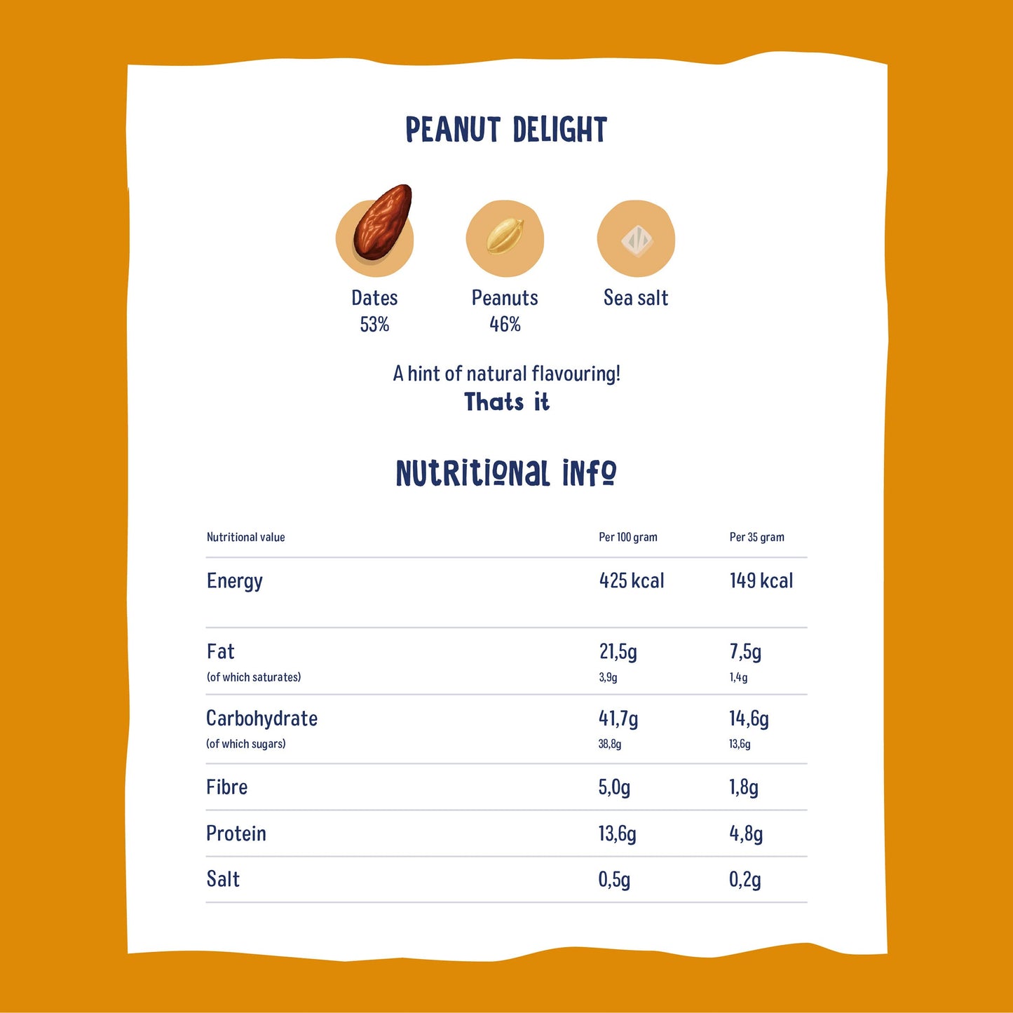 Nakd Peanut Delight 35g (Pack of 18)