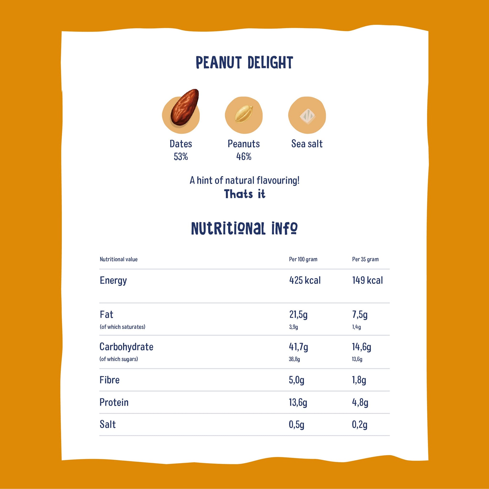 Nakd Peanut Delight 35g (Pack of 18)