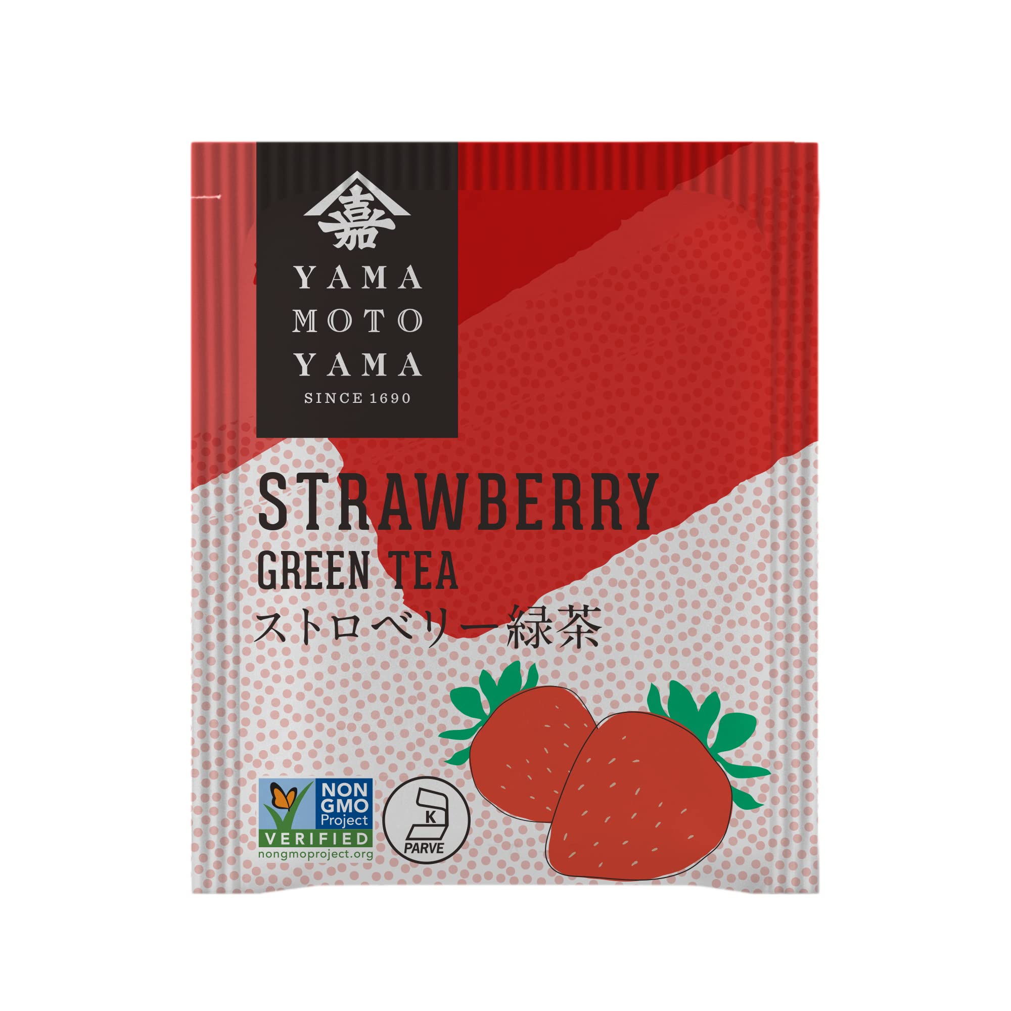 Yamamotoyama Strawberry Green Tea, 18 bags