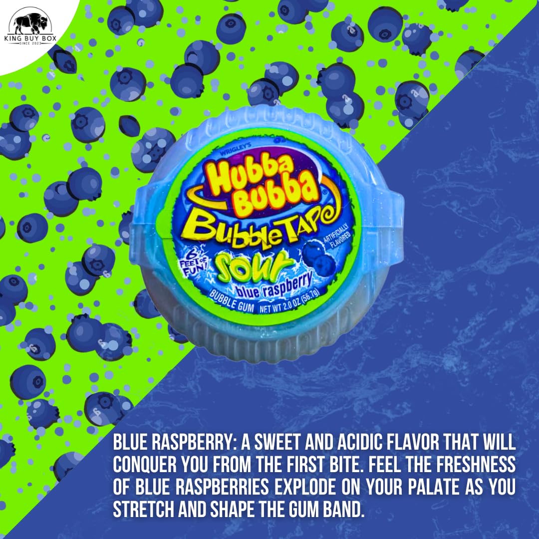 KING BUY BOX Cup 1 PCS Bundle with Bubble Tape, assortment, 2 BOX with 12 PCS, 2 PACK compatible with Hubba Bubba
