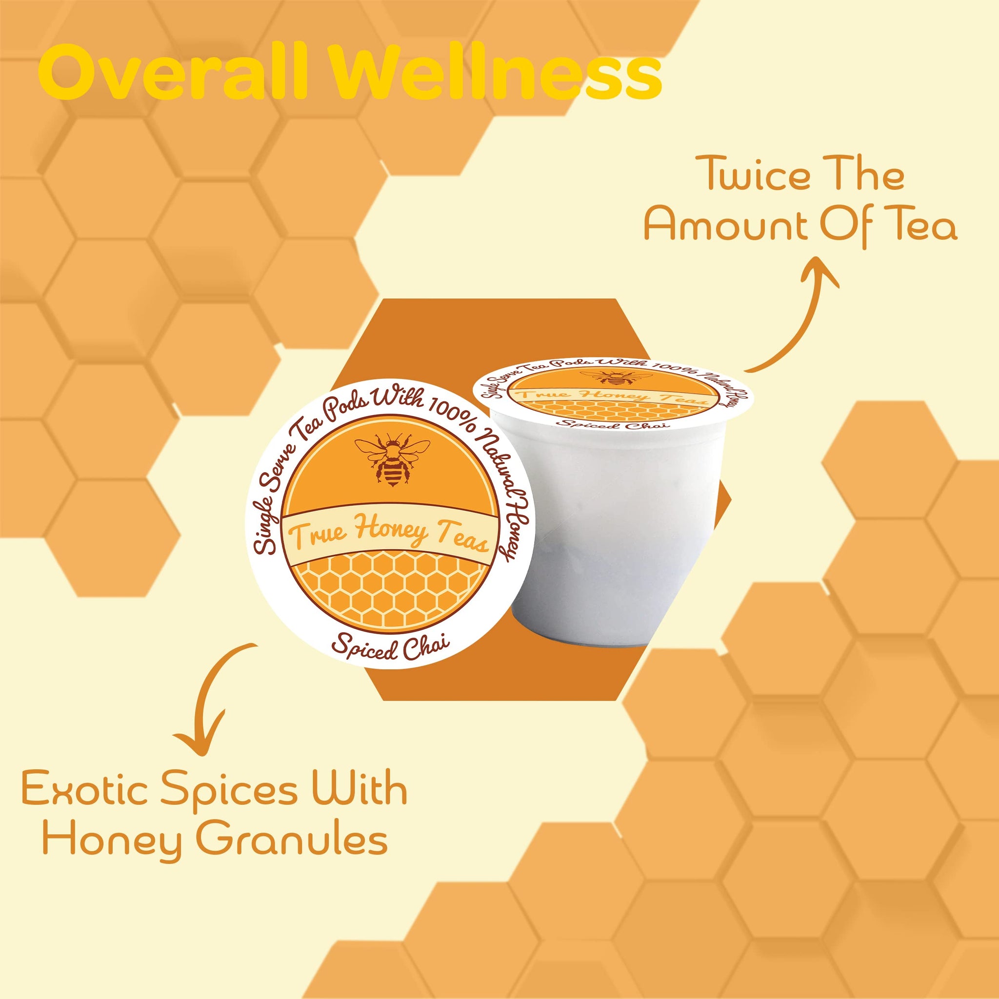Honey Infused Spiced Chai Single Serve Tea (12)