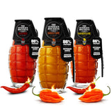 The General's Hot Sauce Gift Set, Heat Seeker Gourmet Variety 6 oz 3-Pack, Habanero & Cayenne Peppers, 3/5-4/5 Heat, Natural Spicy Sauce for Wings