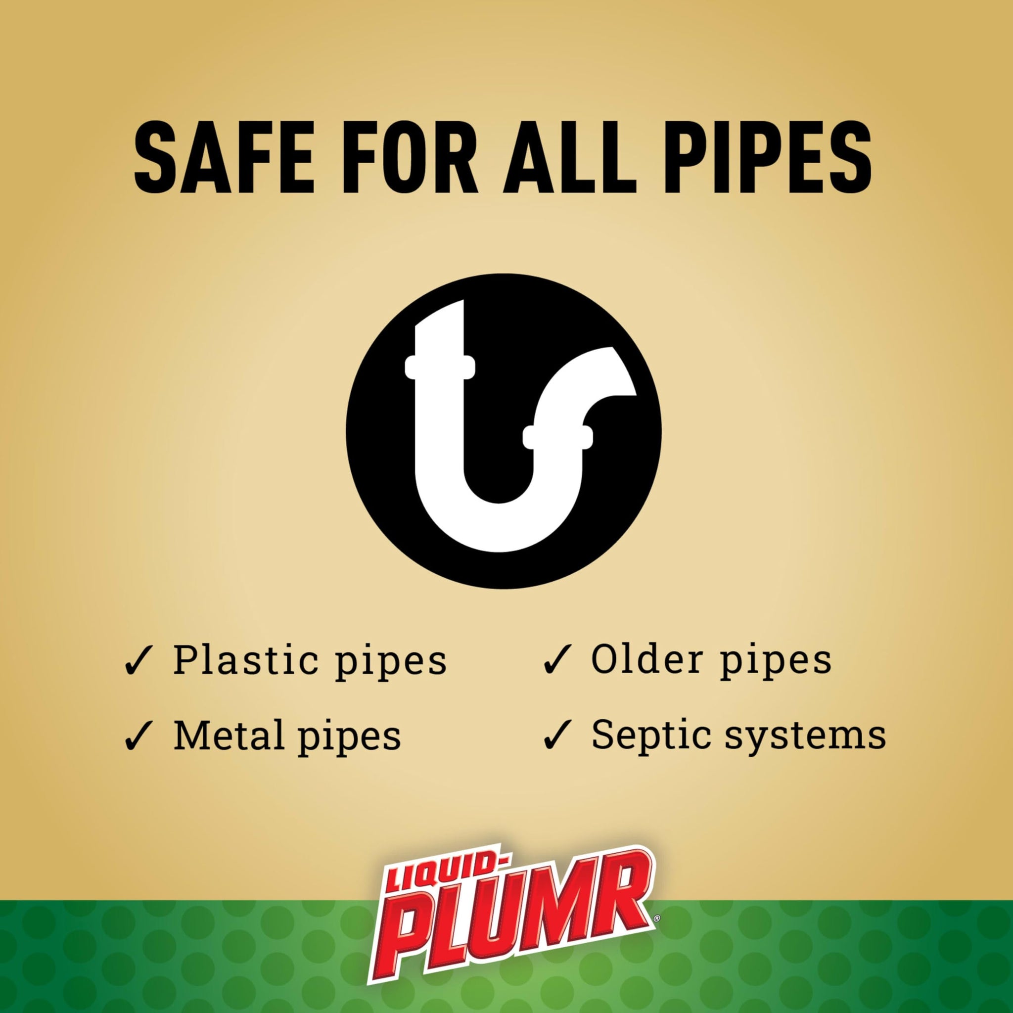 Liquid-Plumr Pro-Strength Hair Eliminator Gel Clog Remover, Hair Clog Remover and Drain Opener, Safe for All Septic Systems and Pipes, 16 fl. oz