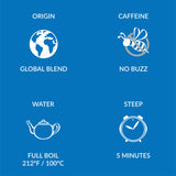 Two Leaves and a Bud Alpine Berry - 15 Naked Tea Sachets, Naturally Caffeine Free, Whole Leaf Herbal Tea in Unwrapped Pyramid Sachets, Resealable Bag
