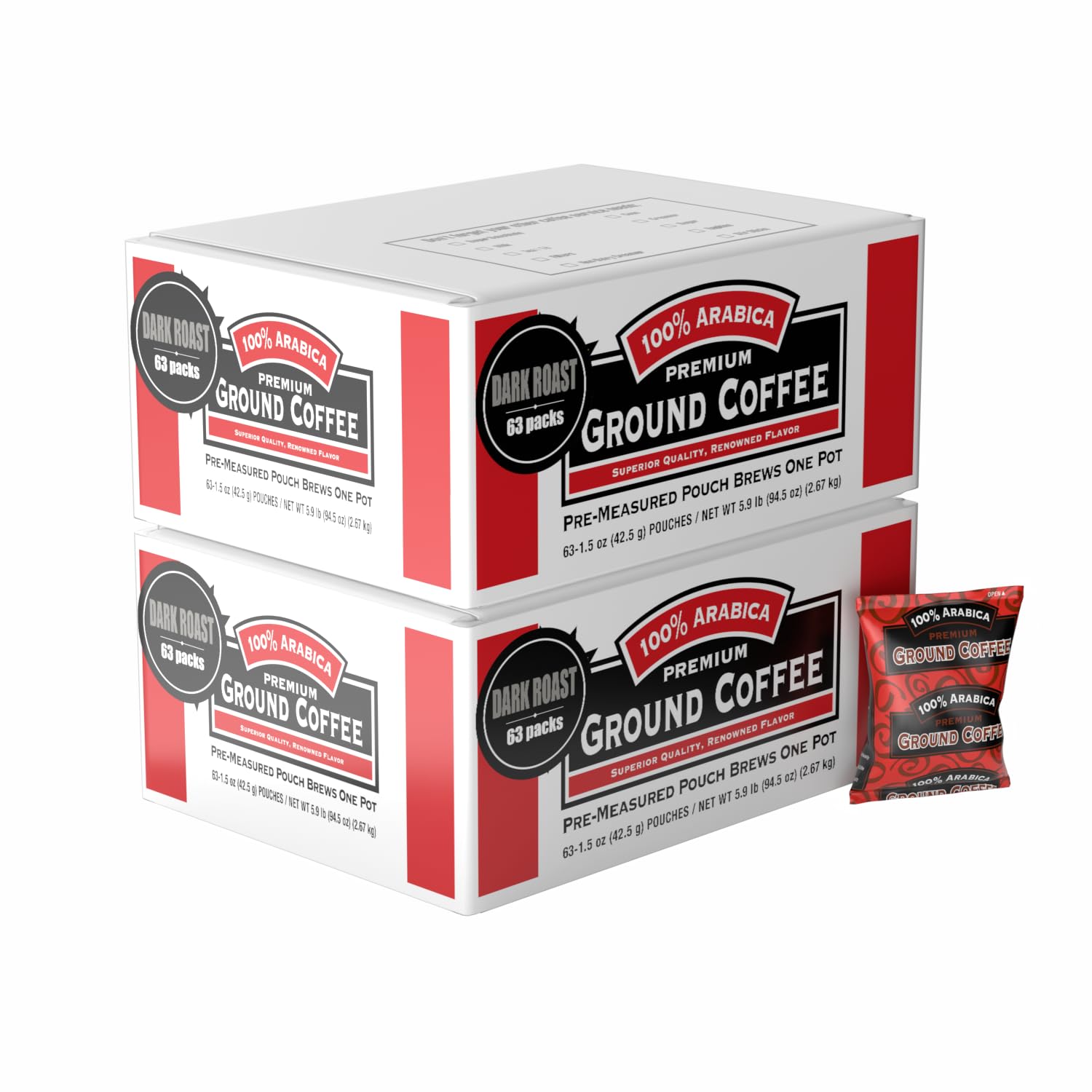 McCullagh Coffee 100% Arabica Premium Ground Dark Roast Coffee