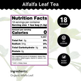 Buddha Teas - Alfalfa Leaf Tea - Herbal Tea - For Health & Wellbeing - With Vitamins, Minerals & Antioxidants - Clean Ingredients - Caffeine Free - OU