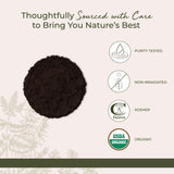 Starwest Botanicals Organic Black Walnut Hull Powder - Finely Ground, Use for Tea & Baking, Certified Kosher, Non-GMO - 4 oz Pouch