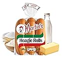 Martin's Hoagie Rolls - 8” Soft & Sweet Classic Italian Sub Rolls - Made w/Nonfat Milk, High Protein Wheat Flour & Cane Sugar - Perfect for Grinders