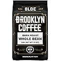 BROOKLYN COFFEE Whole Bean, Classic Dark Roast (2lb) Bold, Smooth Taste, Intense Aroma - Fresh Bulk Coffee Beans Roasted Weekly in NYC