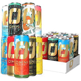 OMNI Energy Drink Variety Pack 12oz (Pack of 9) | Clean Caffeine, B Vitamins | Sugar Free, Low Calorie Energy Drink for All-Day Vitality.