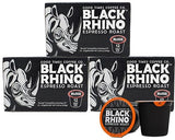 Good Times Coffee Co. Black Rhino Espresso Roast Coffee Single Serve Pods, 12 Count (Pack of 3)