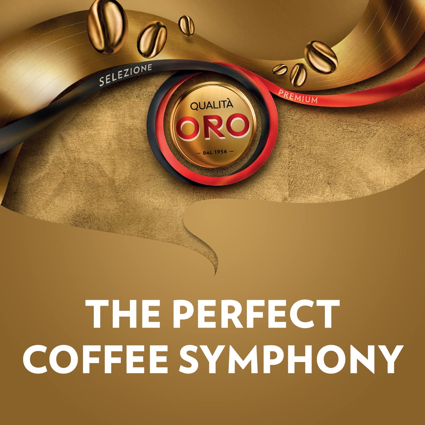 Lavazza Qualità Oro Whole Bean Coffee, Medium Roast, 100% Arabica, 2.2 lb Bag (Pack of 4)