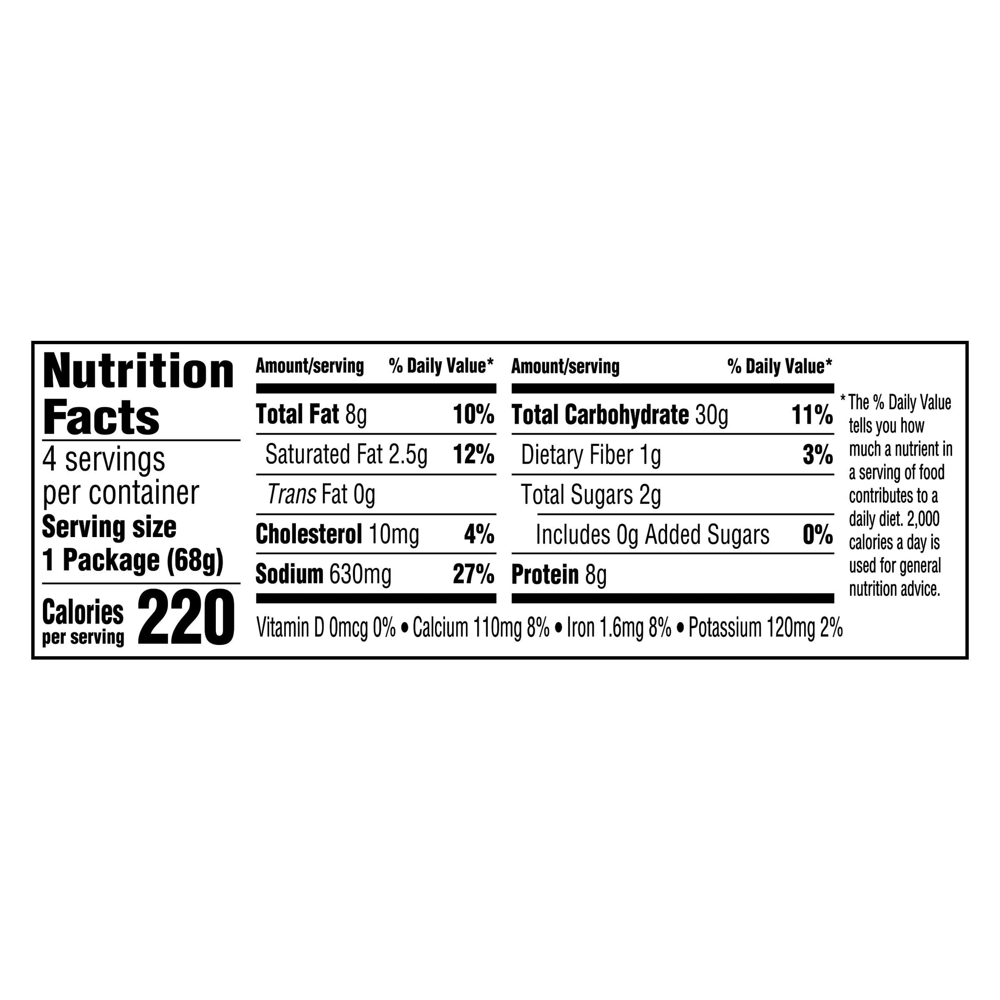 Kraft Deluxe Mac and Cheese, 4 Cups, for Easy Dinner or Dinner Sides, Original Flavor, No Artificial Flavors or Dyes, 2.39 oz