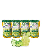 Klass Aguas Frescas Drink Mix Family Pack - Cucumber Limeade - Powder Drink Mix, Water Drink Mix with Natural Flavors & Vitamin C, Makes 28 to 36