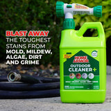 Home Armor Outdoor Cleaner+, 64 oz., Remove Stains from Mold, Mildew, Algae, Dirt and Grime for Visible Results in Seconds, No Scrubbing Required