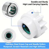 3Pcs Pedal Bearing Replacement for Ocedar Mop Bucket - One Way Clutch Gear Sprockets, Easy Fix Spin Mop Replacement Parts Compatible with Ocedar