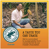 Chocolove Filled Salted Peanut Butter Milk Chocolate Bars | 33% Cocoa | Crafted with Silky Premium Chocolate | Non GMO, Rainforest Alliance Certified