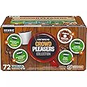 JOEDOT K-Cup Pod Crowd Pleasers Collection Variety Pack, Five popular light roast, medium roast and flavored coffees (72 ct.)