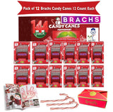 CANDY CANES - (144 COUNT), Peppermint Candy Canes, Individually Wrapped Bulk Candy Canes, For Holiday Classic Christmas Candy Bulk, Stocking Stuffer