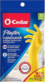 Playtex HandSaver Rubber Gloves for Kitchen and Household Cleaning (6 Pairs), Extra Large