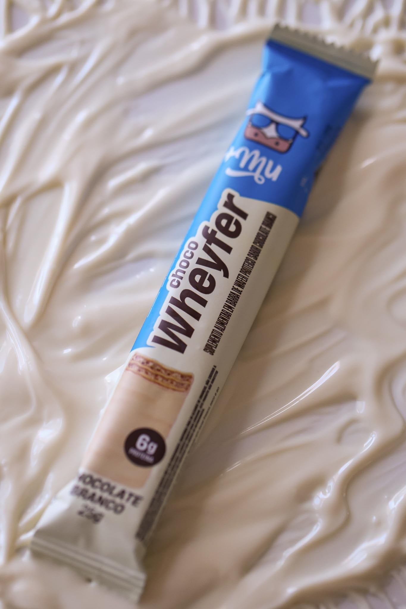 Mais Mu - Chocowheyfer Proteico - 12 unidades - Chocolate Branco