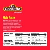 La Costeña Red Mole Sauce - Traditional Paste with Ancho Chiles, Cacao & Spices - Mexican Food, Enchilada Seasoning, Meat Marinade, Rice, Tamale