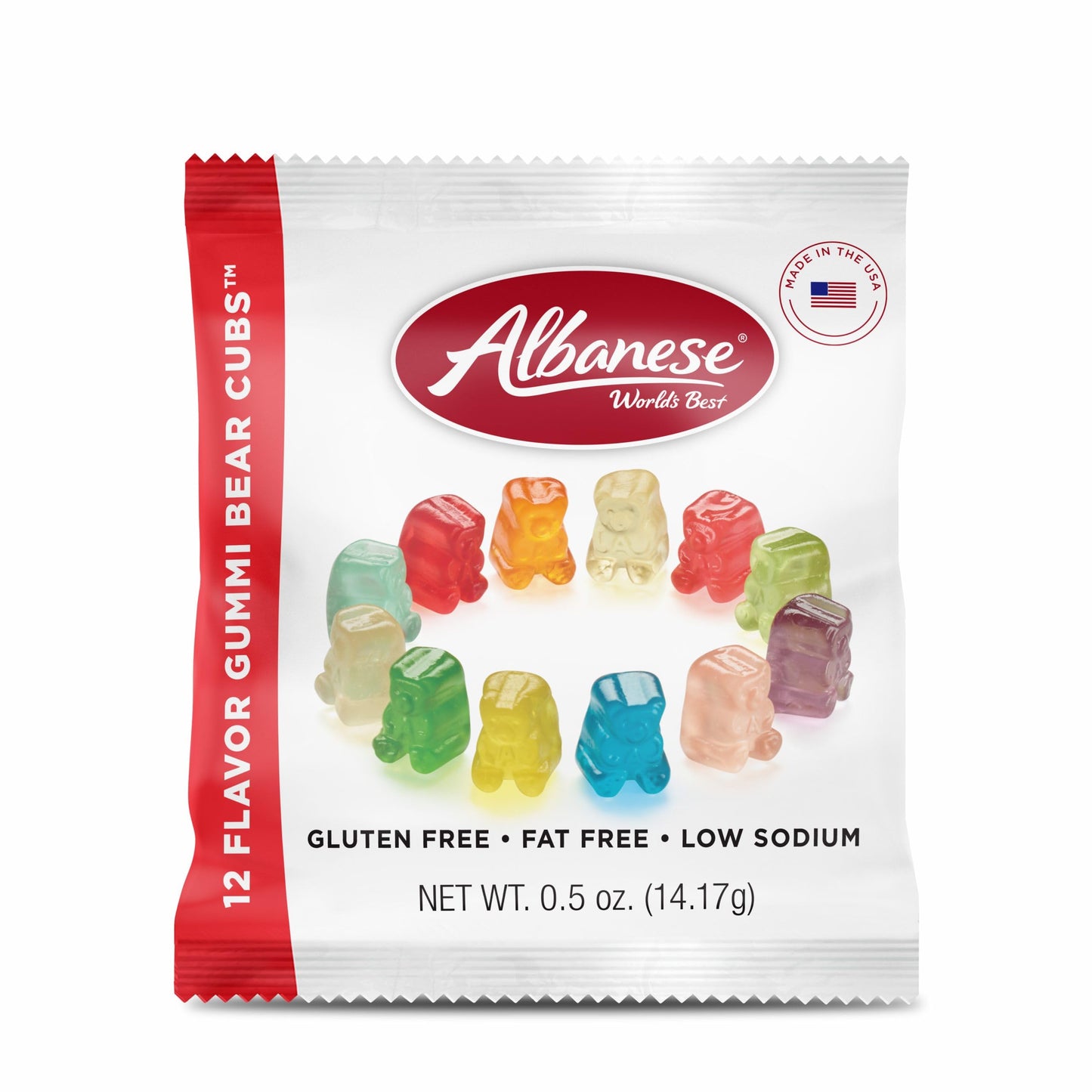 Albanese World's Best Easter Egg Hunt Gummies | 12 Flavor Gummi Bear Cubs | 18-0.5oz Snack Packs of Candy | Mini, Individually Wrapped| Cherry, Mango