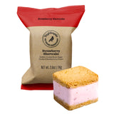 Nightingale Ice Cream Sandwiches, Strawberry Shortcake Ice Cream Sandwich, 2.6 Ounce (Pack of 1)