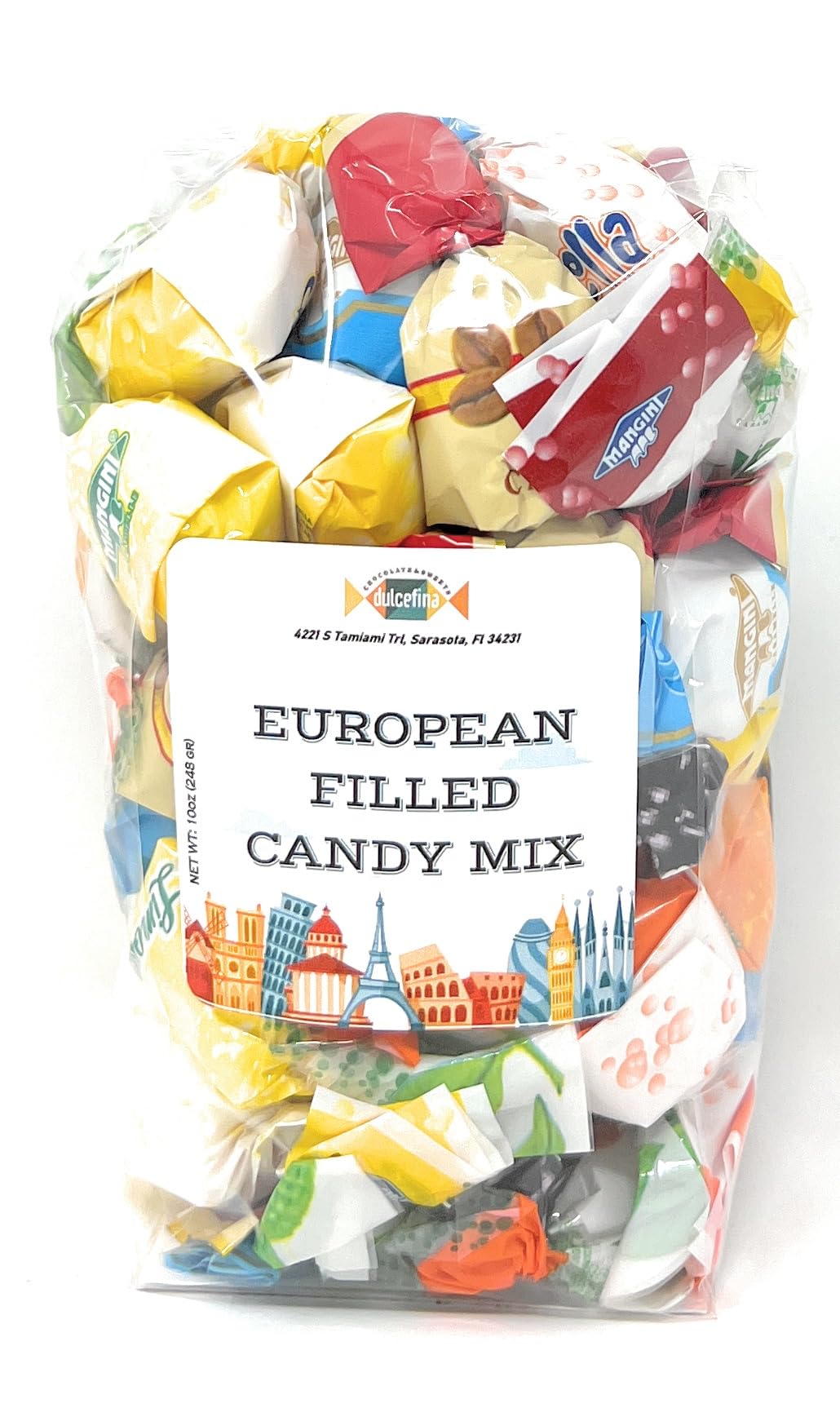 Euro Filled Hrad Candy - Total wt. 30(Oz), Include: 3 pck of Euro Filled Candy,