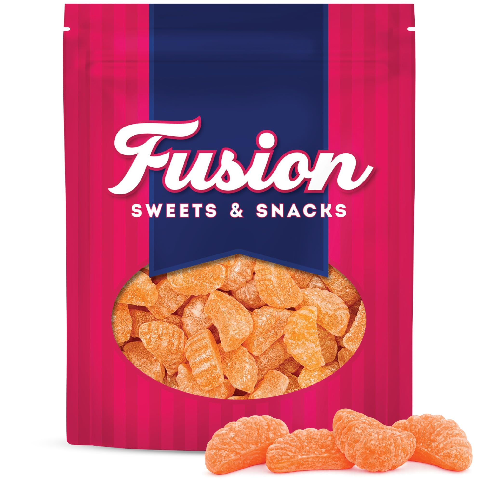 Orange Slices Candy - 2 Pound Bulk Bag - Approx 70 Count | Orange Jelly Candy, Nostalgic Fruit Slices | Office Bowls, Buffets, Snacking & More
