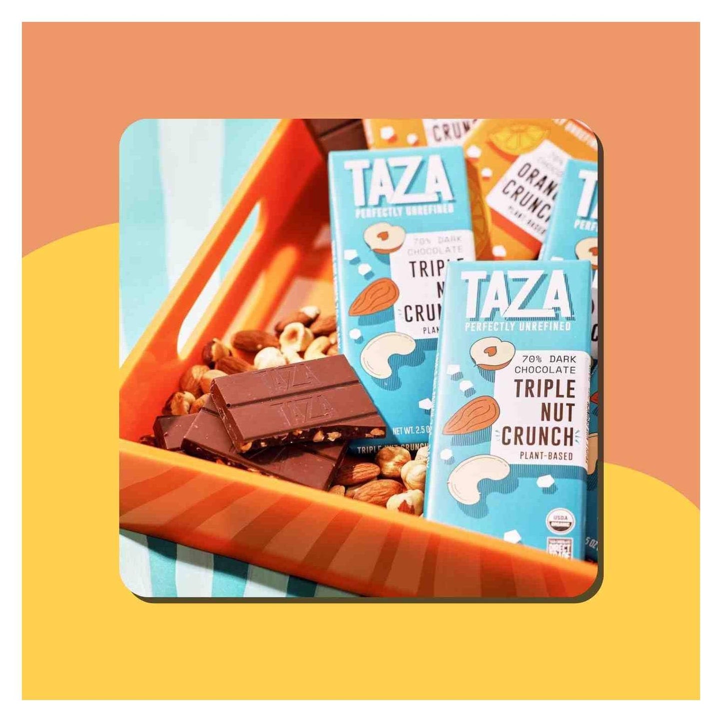Crunchy Nut Mix in Dark Chocolate by Taza Chocolate