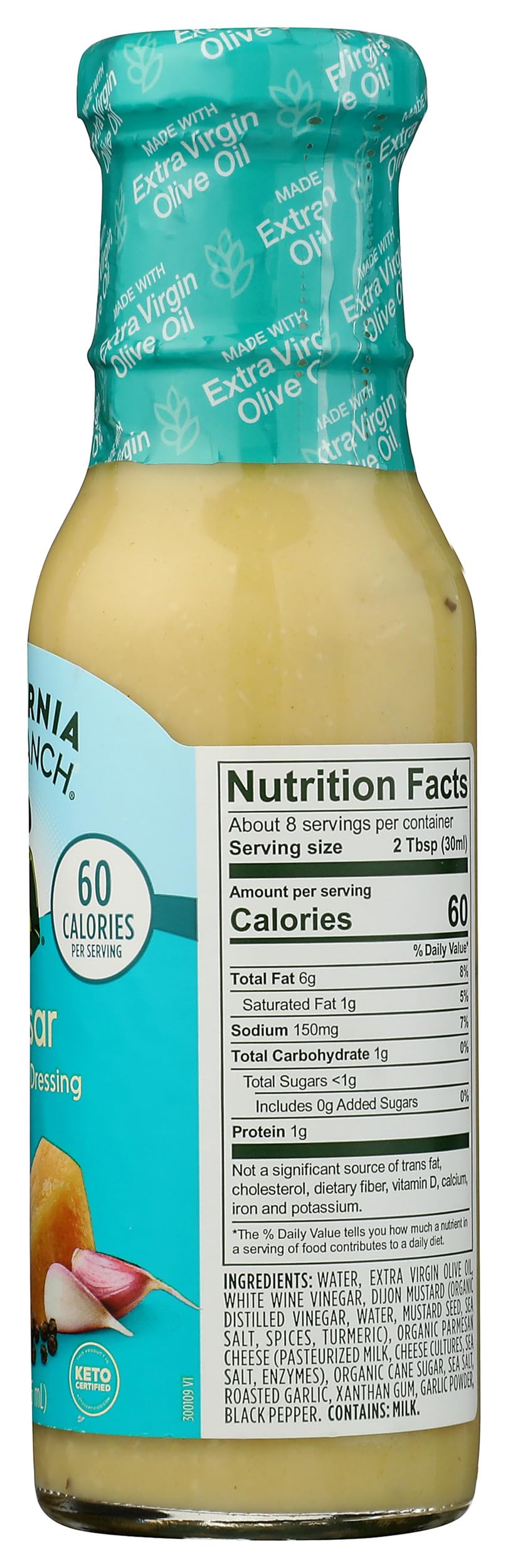 California Olive Ranch Caesar Vinaigrette Dressing, 10 oz