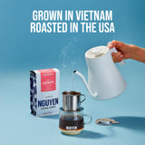 Nguyen Coffee Supply - Loyalty Signature Robusta & Arabica Blend: Medium Roast Premium Ground Coffee Beans, Vietnamese Single Origin, Direct Trade