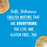 Udi's Gluten Free Soft & Delicious White English Muffins, Frozen, 15.07 oz. 6-Count