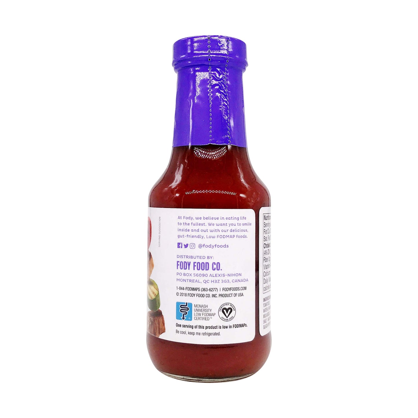 Fody Food Company Original BBQ Sauce, 9.8 OZ